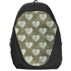 Hearts Motif Pattern Backpack Bag by dflcprints