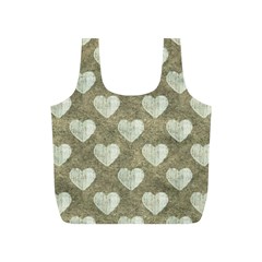 Hearts Motif Pattern Full Print Recycle Bags (s)  by dflcprints