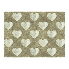 Hearts Motif Pattern Double Sided Flano Blanket (mini)  by dflcprints