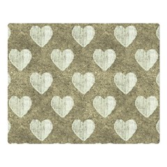 Hearts Motif Pattern Double Sided Flano Blanket (large)  by dflcprints