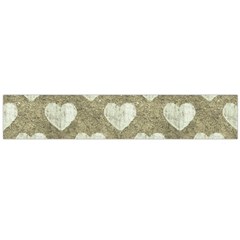 Hearts Motif Pattern Large Flano Scarf  by dflcprints