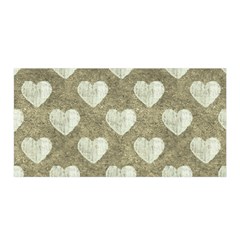 Hearts Motif Pattern Satin Wrap by dflcprints