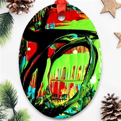 Quiet Place Ornament (oval) by bestdesignintheworld