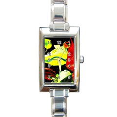 Drama 1 Rectangle Italian Charm Watch