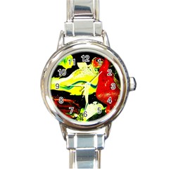 Drama 1 Round Italian Charm Watch