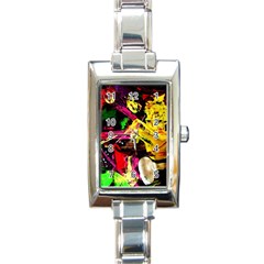 Spooky Attick 1 Rectangle Italian Charm Watch by bestdesignintheworld