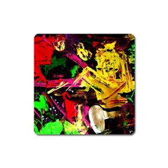 Spooky Attick 1 Square Magnet by bestdesignintheworld