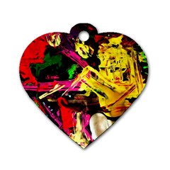 Spooky Attick 1 Dog Tag Heart (two Sides) by bestdesignintheworld