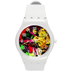 Spooky Attick 1 Round Plastic Sport Watch (m) by bestdesignintheworld