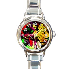 Spooky Attick 1 Round Italian Charm Watch by bestdesignintheworld