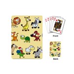 Group Of Animals Graphic Playing Cards (Mini)  Back