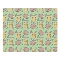 Hamster Pattern Double Sided Flano Blanket (large)  by Sapixe