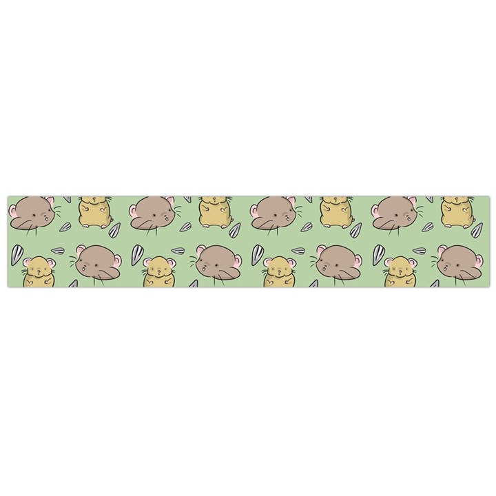 Hamster Pattern Large Flano Scarf 