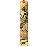 Golden Colorful The Beautiful Of Art Indonesian Batik Pattern Large Book Marks Front