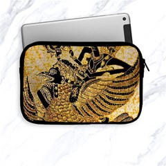 Golden Colorful The Beautiful Of Art Indonesian Batik Pattern Apple Ipad Mini Zipper Cases by Sapixe