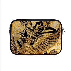 Golden Colorful The Beautiful Of Art Indonesian Batik Pattern Apple Macbook Pro 15  Zipper Case by Sapixe