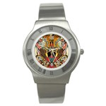 Hail Fine Art Print Stainless Steel Watch Front