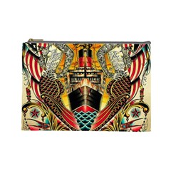 Hail Fine Art Print Cosmetic Bag (large)  by Sapixe