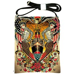 Hail Fine Art Print Shoulder Sling Bags by Sapixe