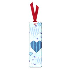 Hearts Pattern Paper Wallpaper Small Book Marks by Sapixe