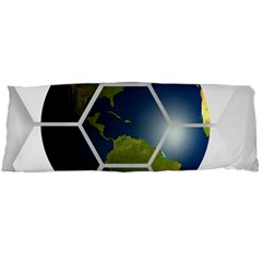 Hexagon Diamond Earth Globe Body Pillow Case (dakimakura) by Sapixe