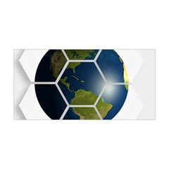 Hexagon Diamond Earth Globe Yoga Headband by Sapixe