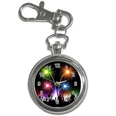 Happy New Year 2017 Celebration Animated 3d Key Chain Watches by Sapixe