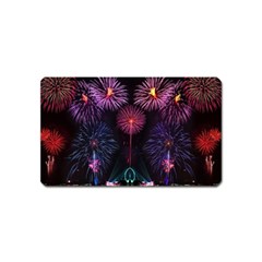 Happy New Year New Years Eve Fireworks In Australia Magnet (name Card) by Sapixe