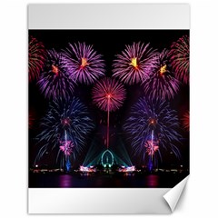 Happy New Year New Years Eve Fireworks In Australia Canvas 12  X 16   by Sapixe