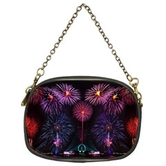 Happy New Year New Years Eve Fireworks In Australia Chain Purses (two Sides)  by Sapixe