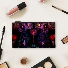 Happy New Year New Years Eve Fireworks In Australia Cosmetic Bag (small)  by Sapixe