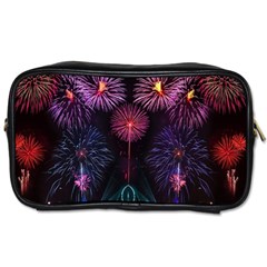 Happy New Year New Years Eve Fireworks In Australia Toiletries Bags by Sapixe