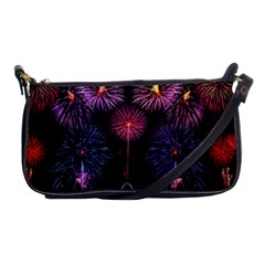 Happy New Year New Years Eve Fireworks In Australia Shoulder Clutch Bags by Sapixe