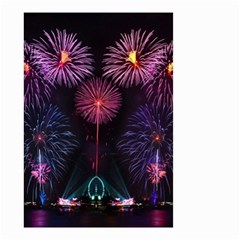 Happy New Year New Years Eve Fireworks In Australia Small Garden Flag (two Sides) by Sapixe