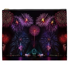 Happy New Year New Years Eve Fireworks In Australia Cosmetic Bag (xxxl)  by Sapixe