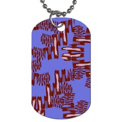 Ikat Sticks Dog Tag (one Side) by Sapixe