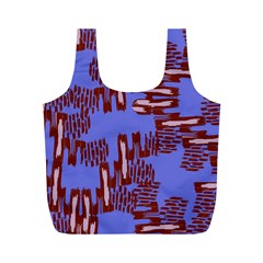 Ikat Sticks Full Print Recycle Bags (m)  by Sapixe