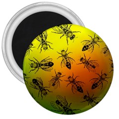 Insect Pattern 3  Magnets