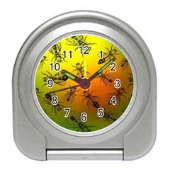 Insect Pattern Travel Alarm Clocks