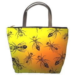 Insect Pattern Bucket Bags by Sapixe