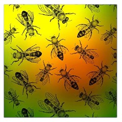 Insect Pattern Large Satin Scarf (square) by Sapixe