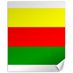 Kurdistan Kurd Kurds Kurdish Flag Canvas 16  X 20   by Sapixe