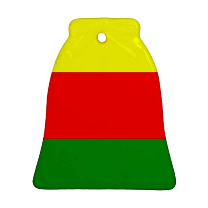 Kurdistan Kurd Kurds Kurdish Flag Bell Ornament (Two Sides)