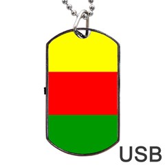 Kurdistan Kurd Kurds Kurdish Flag Dog Tag Usb Flash (one Side)