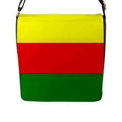 Kurdistan Kurd Kurds Kurdish Flag Flap Messenger Bag (l)  by Sapixe