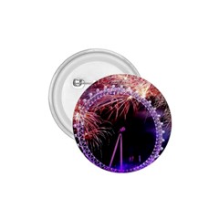 Happy New Year Clock Time Fireworks Pictures 1 75  Buttons by Sapixe