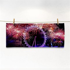 Happy New Year Clock Time Fireworks Pictures Cosmetic Storage Cases by Sapixe