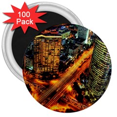 Hdri City 3  Magnets (100 Pack) by Sapixe