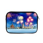 Happy New Year Celebration Of The New Year Landmarks Of The Most Famous Cities Around The World Fire Apple MacBook Pro 15  Zipper Case Front