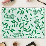 Leaves Foliage Green Wallpaper Cosmetic Bag (XXXL)  Front